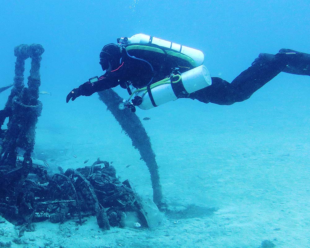 Live unique underwater Tec Rec experiences